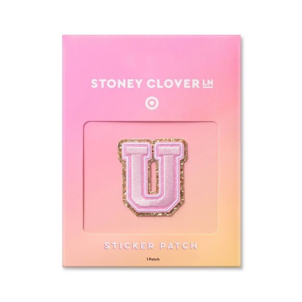 Stoney Clover Lane x Target Light Pink Letter Patch U nwt